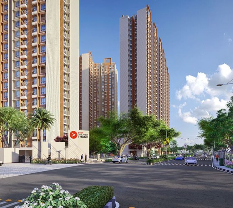 Exterior View, dosti-greater-thane 2 Bedroom 552 Sq.Ft. Apartment In Kalher Thane 9685579