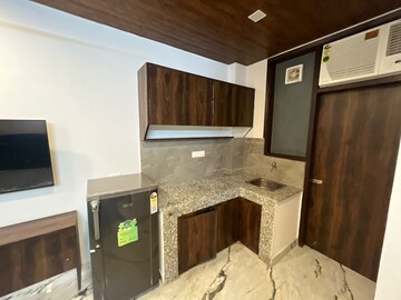 Kitchen in 1 RK Builder Floor at DLF City Phase III, Sector 24 – for Rent