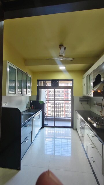 Kitchen in 2 BHK Apartment at K Raheja Vihar, Powai – for Rent