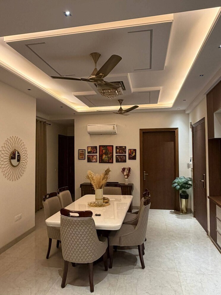 Dining area, saket 3 Bedroom 1700 Sq.Ft. Apartment In Saket Delhi 9686034