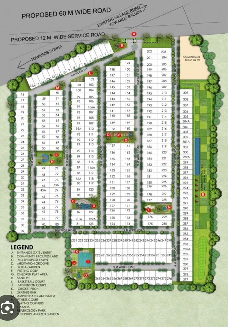 Exterior View, jms-mega-city  136 Sq.Yd. Plot In Sohna Sector 5 Gurgaon 9686080