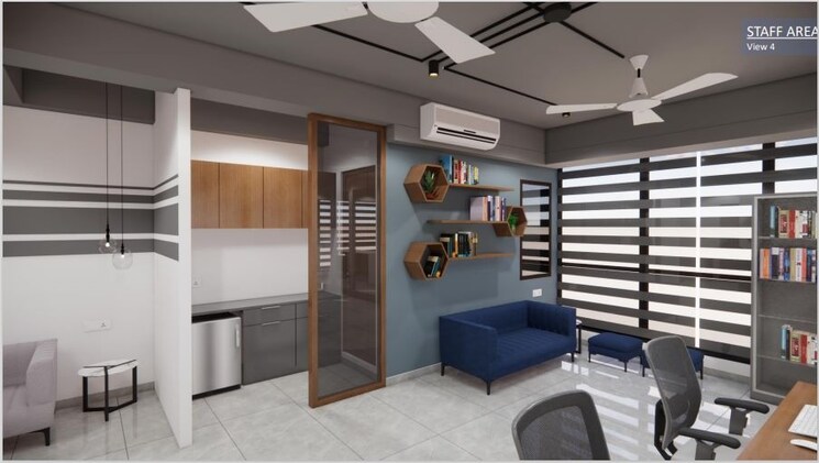 Team Area, gota Commercial Office Space 530 Sq.Ft. In Gota Ahmedabad 9686075