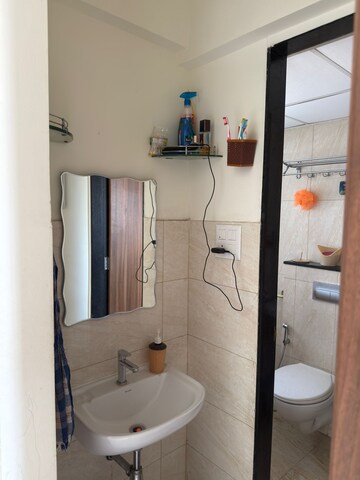 Bathroom in 1 BHK Apartment at Kolte Patil Life Republic, Hinjewadi – for Rent