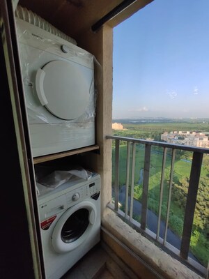 Bathroom in 2 BHK Apartment at Rustomjee Urbania Aurelia, Thane West – for Rent