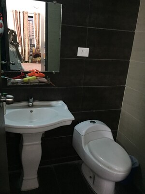 Bathroom in 2 BHK Apartment at Suyog Sankul, Aundh – for Rent