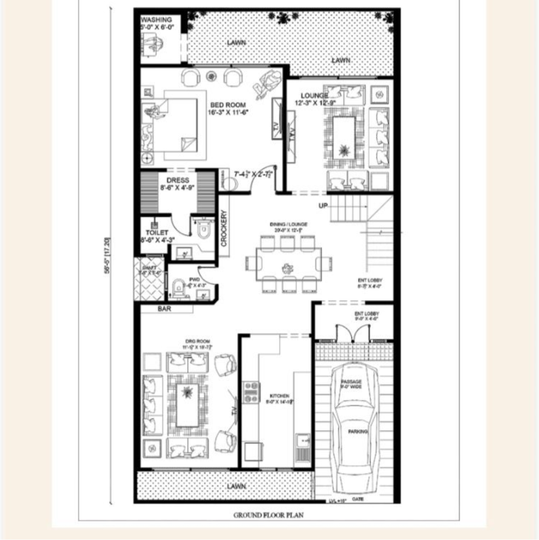 Floor Plan, malsi 4 Bedroom 3200 Sq.Ft. Villa In Malsi Dehradun 9686458