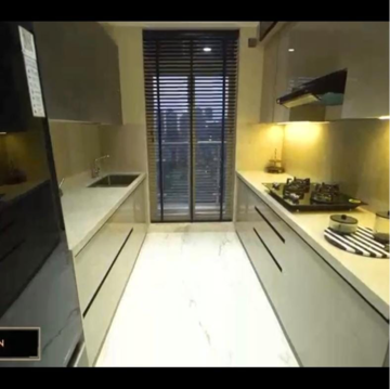 Kitchen in 4 BHK Apartment at Ruparel Jewel, Lower Parel – for Sale