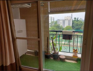 Balcony in 3 BHK Apartment at Prestige Garden Bay, Yelahanka – for Rent