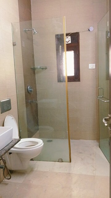 Bathroom in 3 BHK Apartment at Vasant Kunj – for Rent