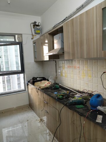 Kitchen in 2 BHK Apartment at Kalpataru Immensa, Kolshet Road – for Rent