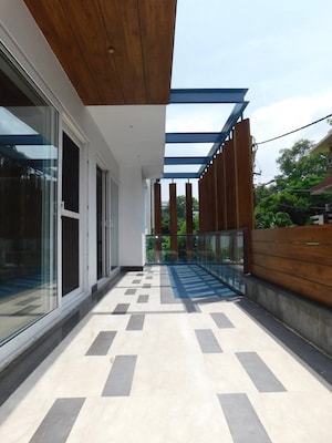 Balcony in 4 BHK Builder Floor at Saket – for Rent