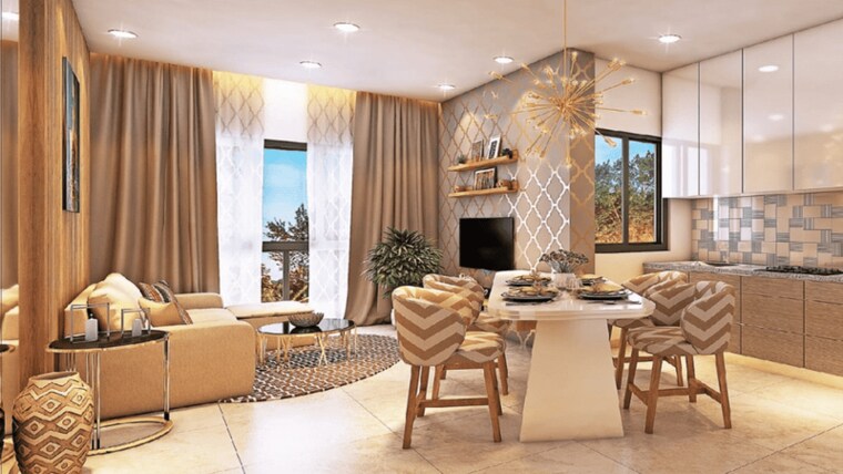 Living Room, sector 76 4 Bedroom 3577 Sq.Ft. Apartment In Sector 76 Gurgaon 9686959