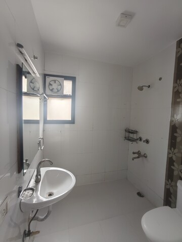 Bathroom in 2.5 BHK Apartment at Vasant Kunj – for Rent