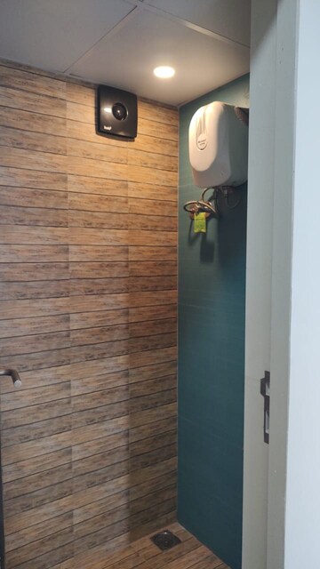 Bathroom in 1 BHK Apartment at Lodha Crown Quality Homes, Majiwada – for Rent