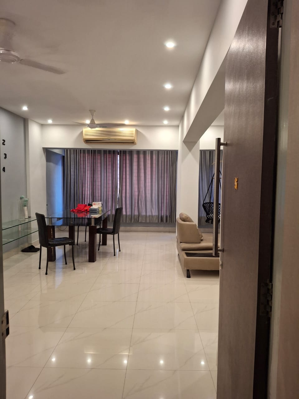 Living Room in 2 BHK Apartment at Bandra West – for Rent