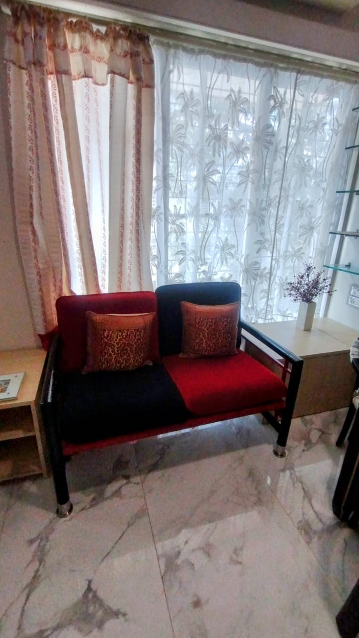 Living Room in 1 RK Apartment at Krishna Kripa Apartment, Khar West – for Sale