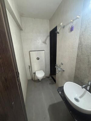 Bathroom in 1 BHK Apartment at Kavya Residency Thane, Ghodbunder Road – for Rent