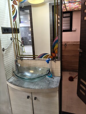 Staircase in 4 BHK Apartment at Bhumiraj Hermitage, Sanpada – for Rent