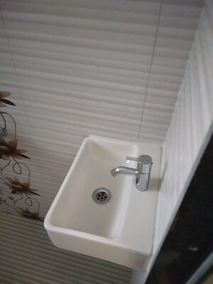 Bathroom in 2.5 BHK Apartment at Fiesta CHS, Mulund West – for Rent