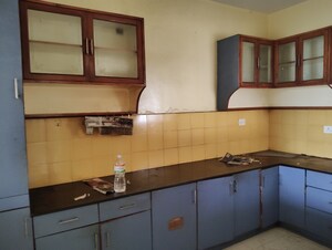 Kitchen in 3 BHK Apartment at Nagarjuna Green Ridge, Hsr Layout – for Rent