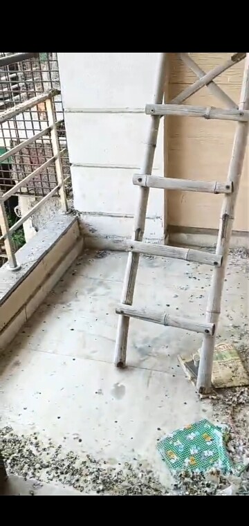 Balcony in 3 BHK Builder Floor at Mahavir Enclave – for Sale