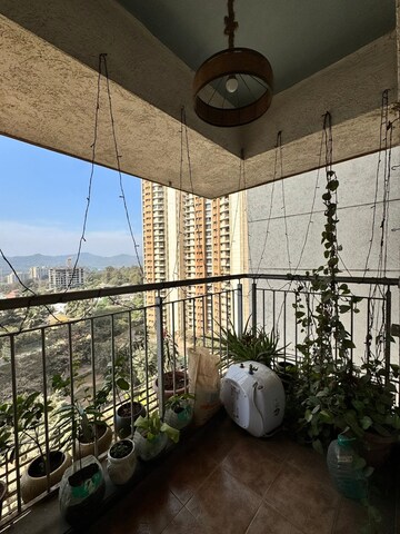 Balcony in 2.5 BHK Apartment at Lodha Splendora, Ghodbunder Road – for Rent