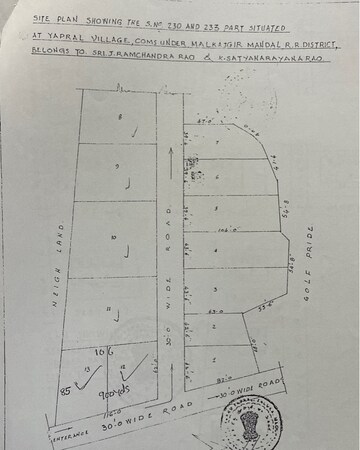  Plot – Map Location View at Yapral - for Sale