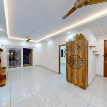 Living Room in 2 BHK Apartment at Prestige Park Square, Weavers Colony – for Sale