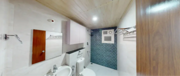 Bathroom in 2 BHK Apartment at Prestige Park Square, Weavers Colony – for Sale