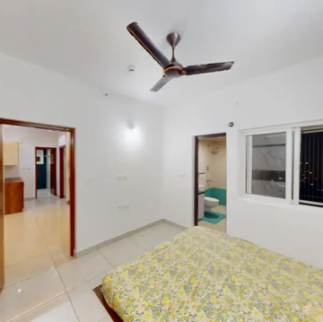 Bedroom in 2 BHK Apartment at Prestige Park Square, Weavers Colony – for Sale
