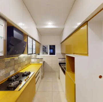 Kitchen in 2 BHK Apartment at Prestige Park Square, Weavers Colony – for Sale