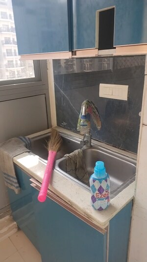 Kitchen in 2 BHK Apartment at Gulshan Bellina, Sector 16 Greater Noida – for Rent