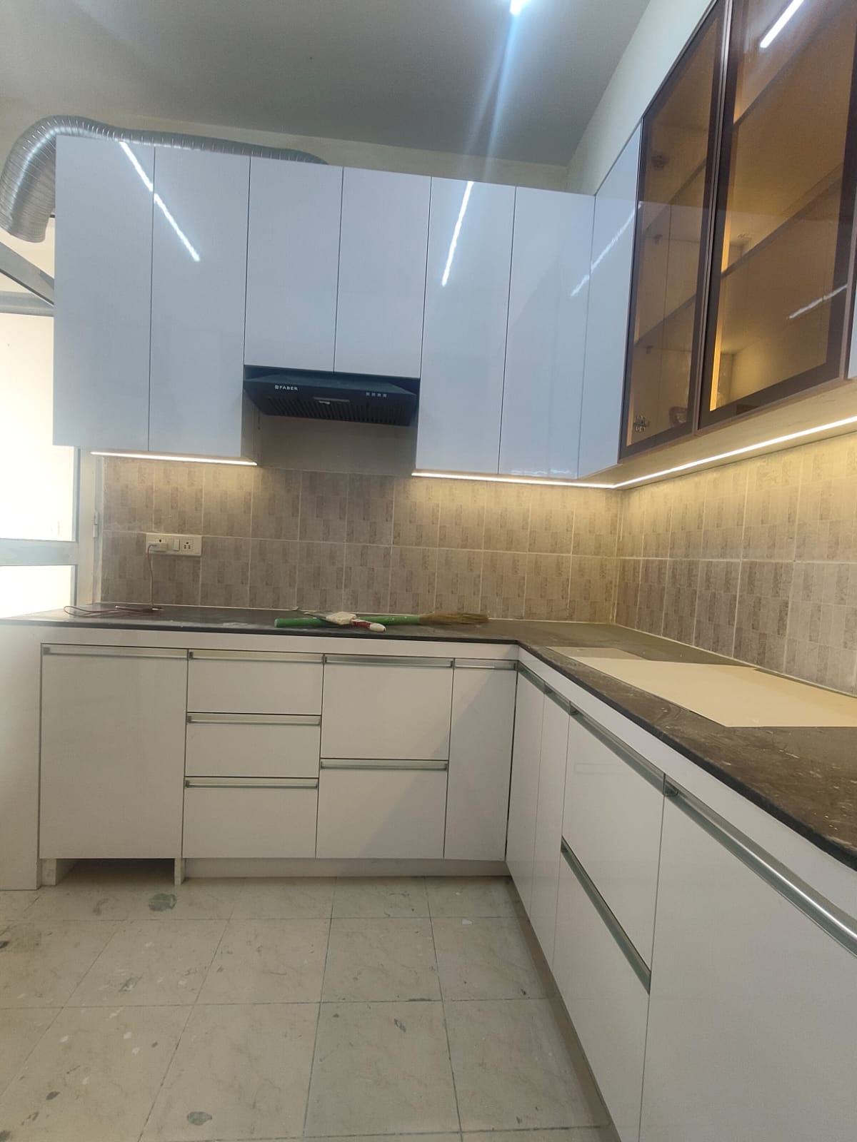 Kitchen, sare-petioles 4 Bedroom 2268 Sq.Ft. Apartment In Sector 92 Gurgaon 9687969