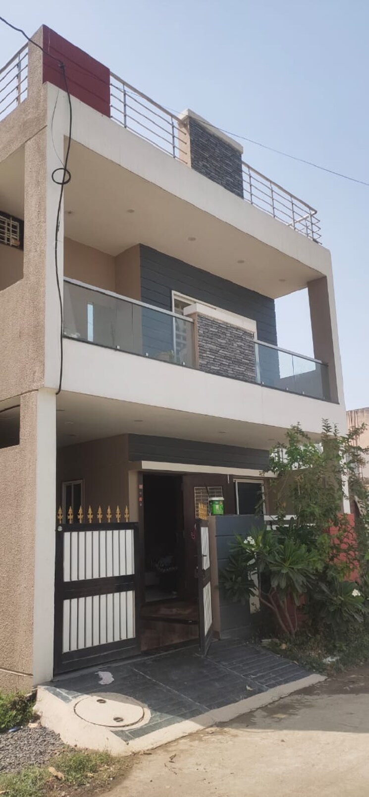 Exterior View, vijay nagar 1 Bedroom 1000 Sq.Ft. Independent House In Vijay Nagar Indore 9688069