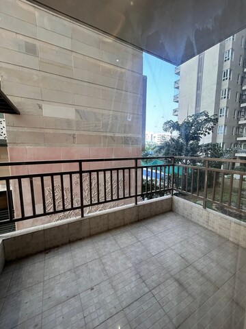 Balcony in 4 BHK Apartment at Freedom Fighters Enclave – for Rent