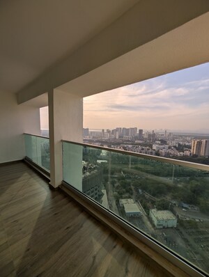 Balcony in 3.5 BHK Apartment at Aurum Q Residences, Ghansoli – for Sale