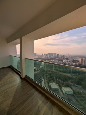 Balcony in 3.5 BHK Apartment at Aurum Q Residences, Ghansoli – for Sale