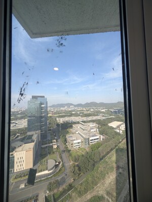 Balcony in 3.5 BHK Apartment at Aurum Q Residences, Ghansoli – for Sale