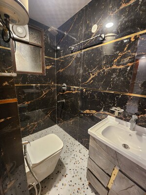 Attached Bathroom in 3 BHK Builder Floor at Chattarpur – for Sale