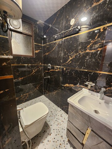 Attached Bathroom in 3 BHK Builder Floor at Chattarpur – for Sale