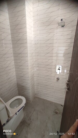 Bathroom in 1 BHK Builder Floor at Mehrauli – for Rent