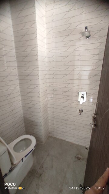 Bathroom in 1 BHK Builder Floor at Mehrauli – for Rent