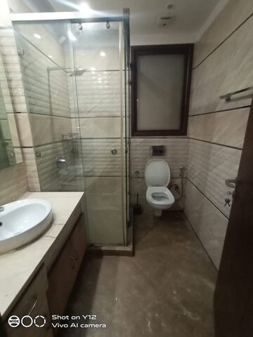 Bathroom in 4 BHK Builder Floor at Greater Kailash – for Rent