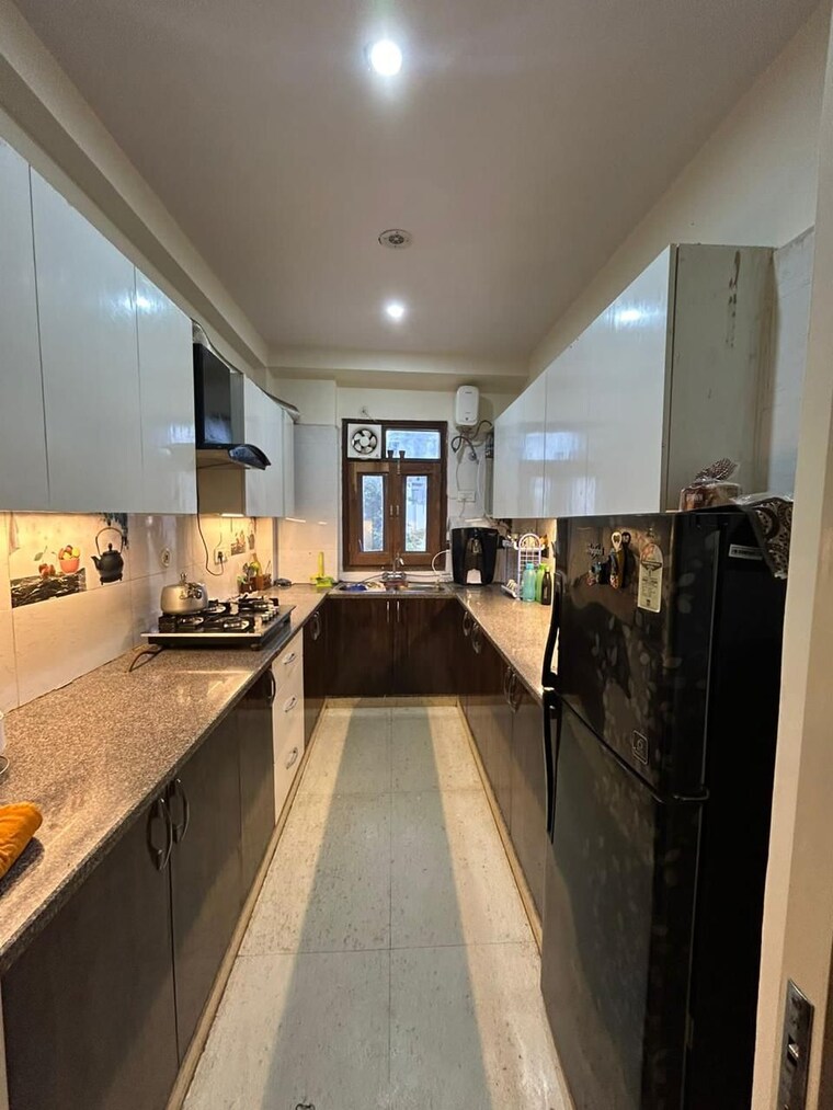 Kitchen, omaxe-royal-residency-faridabad 3 Bedroom 150 Sq.Yd. Builder Floor In Sector 79 Faridabad 9688263