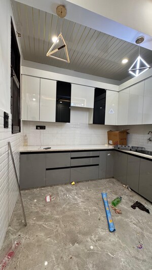 Kitchen in 3 BHK Builder Floor at Shakti Khand – for Sale