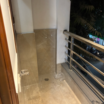 Balcony in 2 BHK Apartment at Freedom Fighters Enclave – for Rent