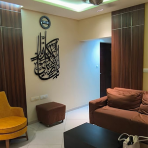 Living Room in 3 BHK Apartment at Sobha City Casa Paradiso, Hegde Nagar – for Rent