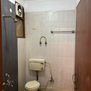 Bathroom in 1 BHK Apartment at Ignou Road – for Rent