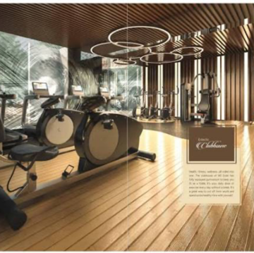 Gym in 2 BHK Apartment at RNA NG Eclat, Yamnuna Nagar – for Rent