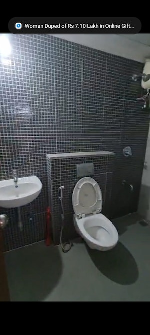 Bathroom in 2 BHK Apartment at Lodha Palava Downtown, Dombivli East – for Rent